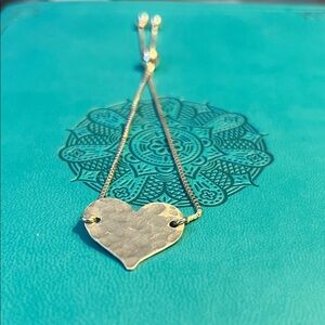 Sterling Silver Heart Bracelet